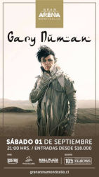 Gary Numan 2018 Venue Poster Santiago